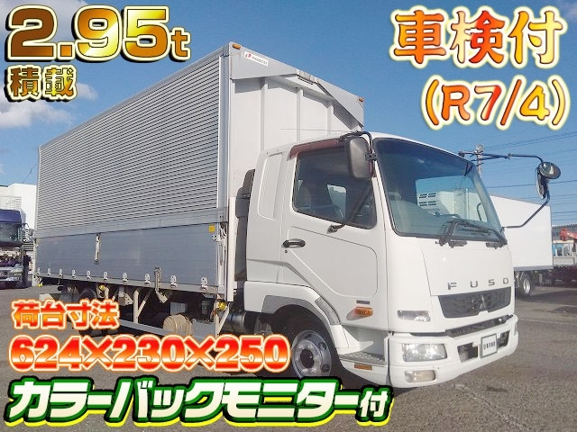 [アルミウイング] H24 ファイター パブコ製 積載2.95t 6.2mワイドボディ 走行49.8万km 車検付