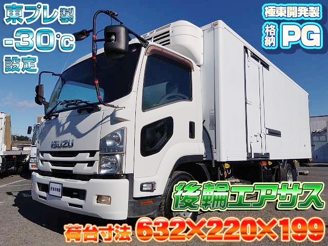 [PG付冷蔵冷凍車] H27 フォワード 東プレ製 -30℃設定 サイド扉 極東開発製格納PG 後輪エアサス 走行66.3万km