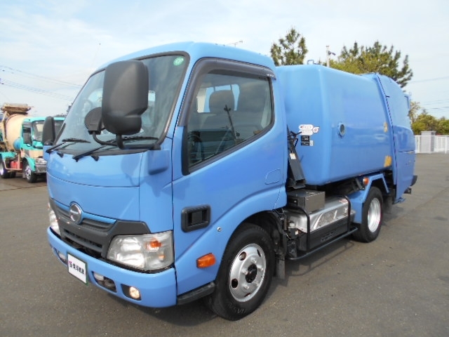 [塵芥車] H28 デュトロ モリタ製 巻込み式パッカー 容量4.2立米 ハイブリット車 走行10.5万km