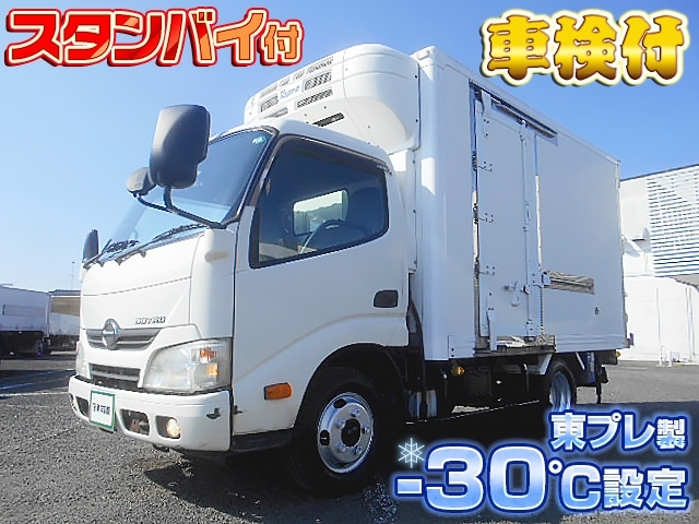 [冷蔵冷凍車] H25 デュトロ 東プレ製-30℃設定 スタンバイ付 積載1.95t サイド扉 車検付R8/3