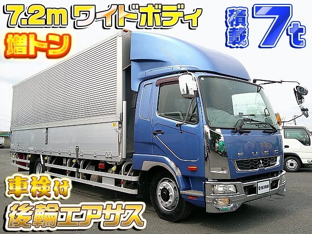 [アルミウイング] H26 ファイター パブコ製 積載7t 7.2mワイドボディ 後輪エアサス 増トン車 車検付
