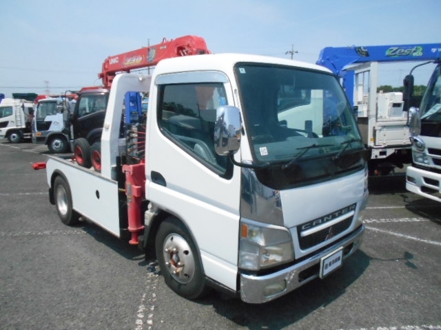 [レッカー車] H17 キャンター 古河ユニック ミラー製アンダーリフト 走行17万㎞ 車検付(R9/4/29)