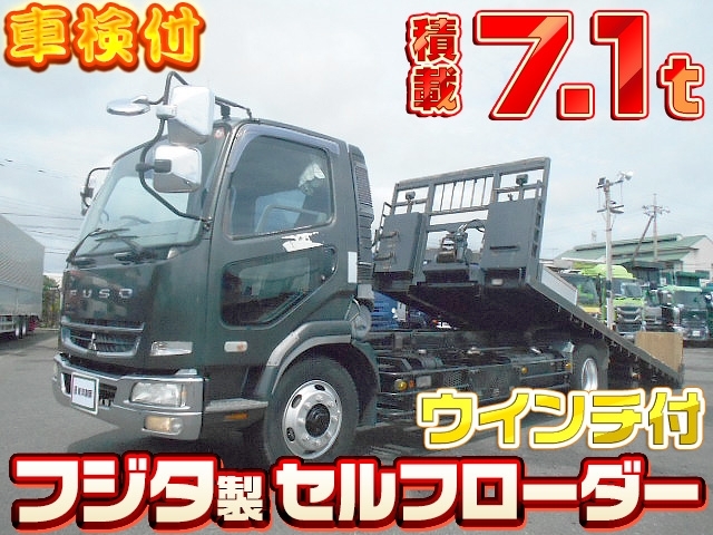 [セルフローダー] H18 ファイター フジタボデー ウインチ有 積載7.1t 増トン車 車検付