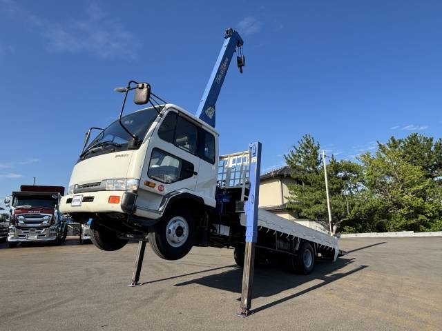 [クレーン付ハイジャッキ] H5 コンドル タダノ 4段リモコン ロングジャッキ 歩み板 ベッド付 走行5.1万km 車検付(R8/6月)♪