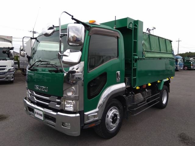 [ダンプ] H29 フォワード 極東開発製 増トン 積載7.9t 電動コボレーン付 走行16万km 車検付R8/3