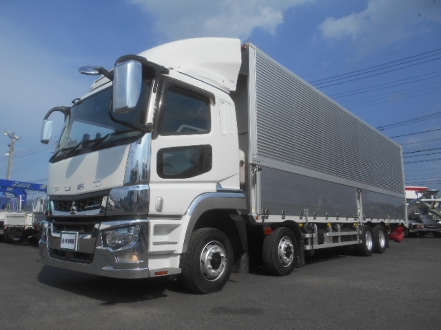 [アルミウイング] H30 Sグレート 4軸低床 後輪エアサス 積載13.8t 走行41万㎞ ナンバー付