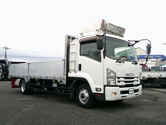 [アルミブロック平ボディ] H27 フォワード 積載3.6t アオリ5方開 リーフサス 走行57万km