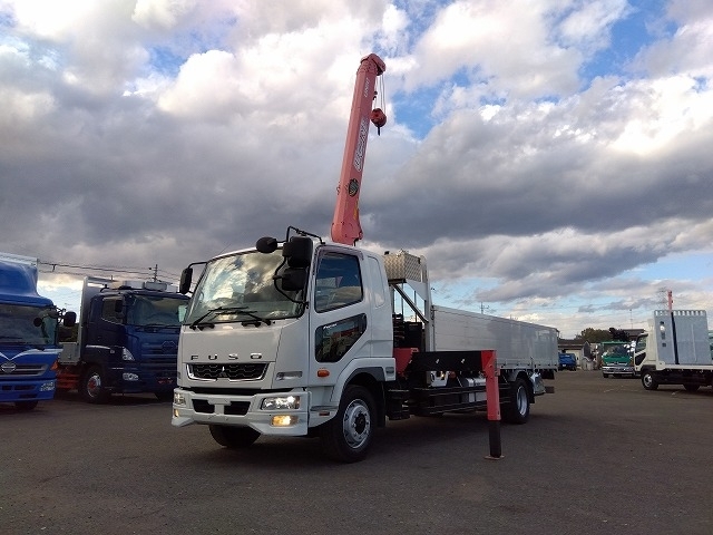 [クレーン付アルミブロック平] H22 ファイター 4段ラジコン 角足&差し違い 6m標準ボディ 積載7.3t 増トン車 走行31.7万㎞