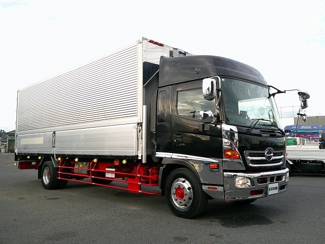 [アルミウイング] H27 レンジャー トランテックス製 増トン 積載7t 7.2mセミワイドボディ ハイルーフ 走行36万㎞台 車検付(R8/10)