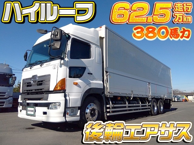 [アルミウイング] H28 プロフィア 3軸高床 積載13.3t 後輪エアサス ハイルーフ トランテックス製 380馬力 走行62.5万㎞