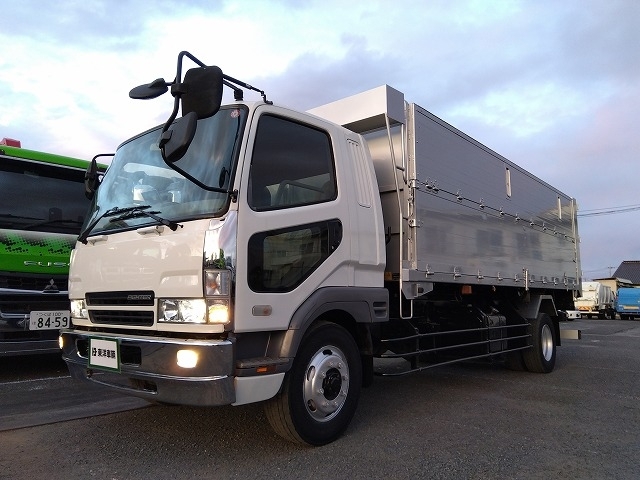[ロング深ダンプ] H17 ファイター 積載7.1t 増トン車 走行20.3万km 車検付(R8/3)