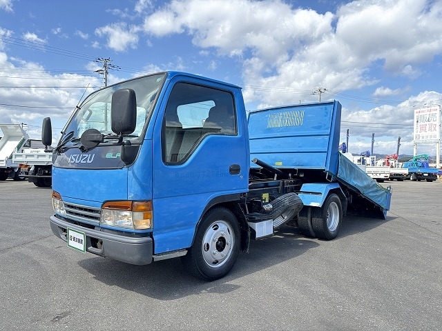 [ローダーダンプ] H14 エルフ 花見台 スライドボディ 積載3t 走行16.8万㎞ 燃焼不要♪