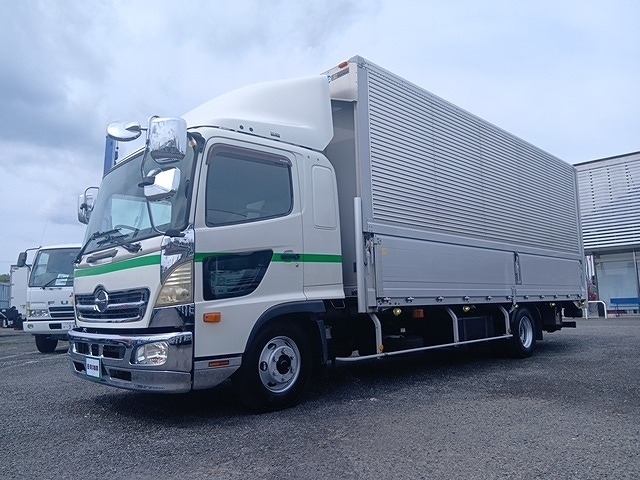 [PG付アルミウイング] H28 レンジャー トランテックス製 6.3mワイドボディ 跳ね上げゲート付 積載2.35t 後輪エアサス ナンバー付