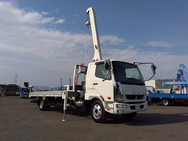 [クレーン付 平ボディ] H30 ファイター タダノ製4段ラジコン 2.9t吊 積載2t 240馬力 走行9.2万㎞