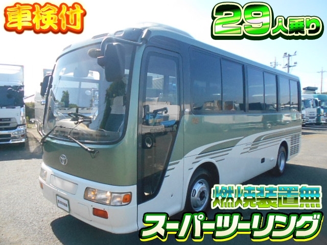 [マイクロバス] H12 コースターR 29人乗り スーパーツーリング モケ・リク 車検付