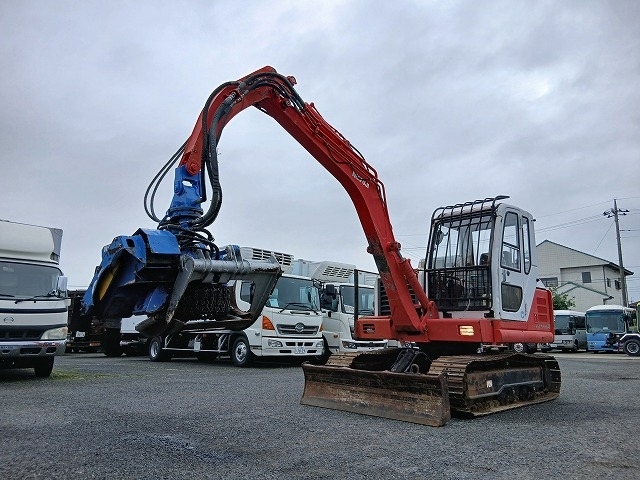 [林業用油圧ショベル] H21 イワフジ CT500A プロセッサGP-532 360度全旋回
